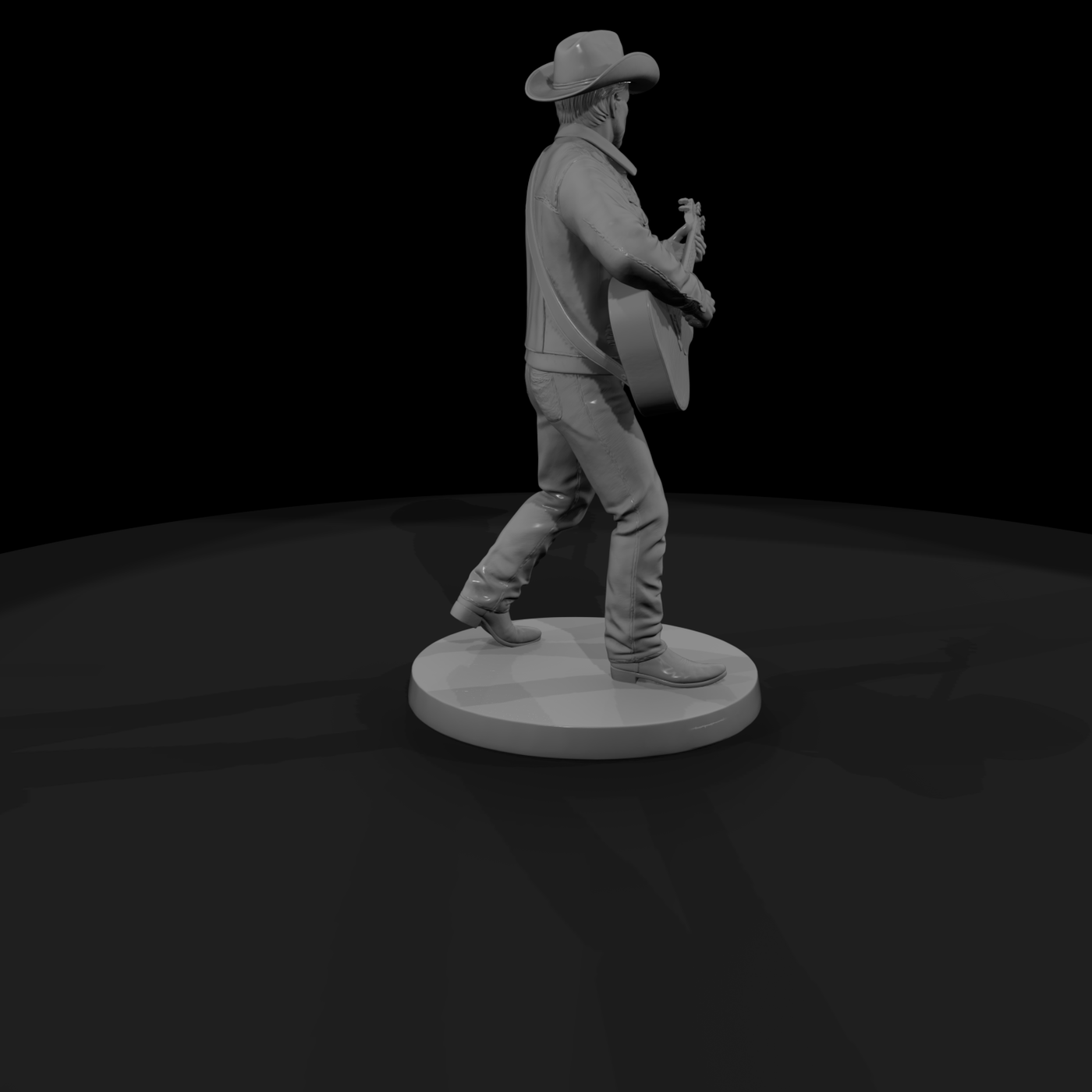 Poparc 0172 Country Road Guitarist Alternate Pose
