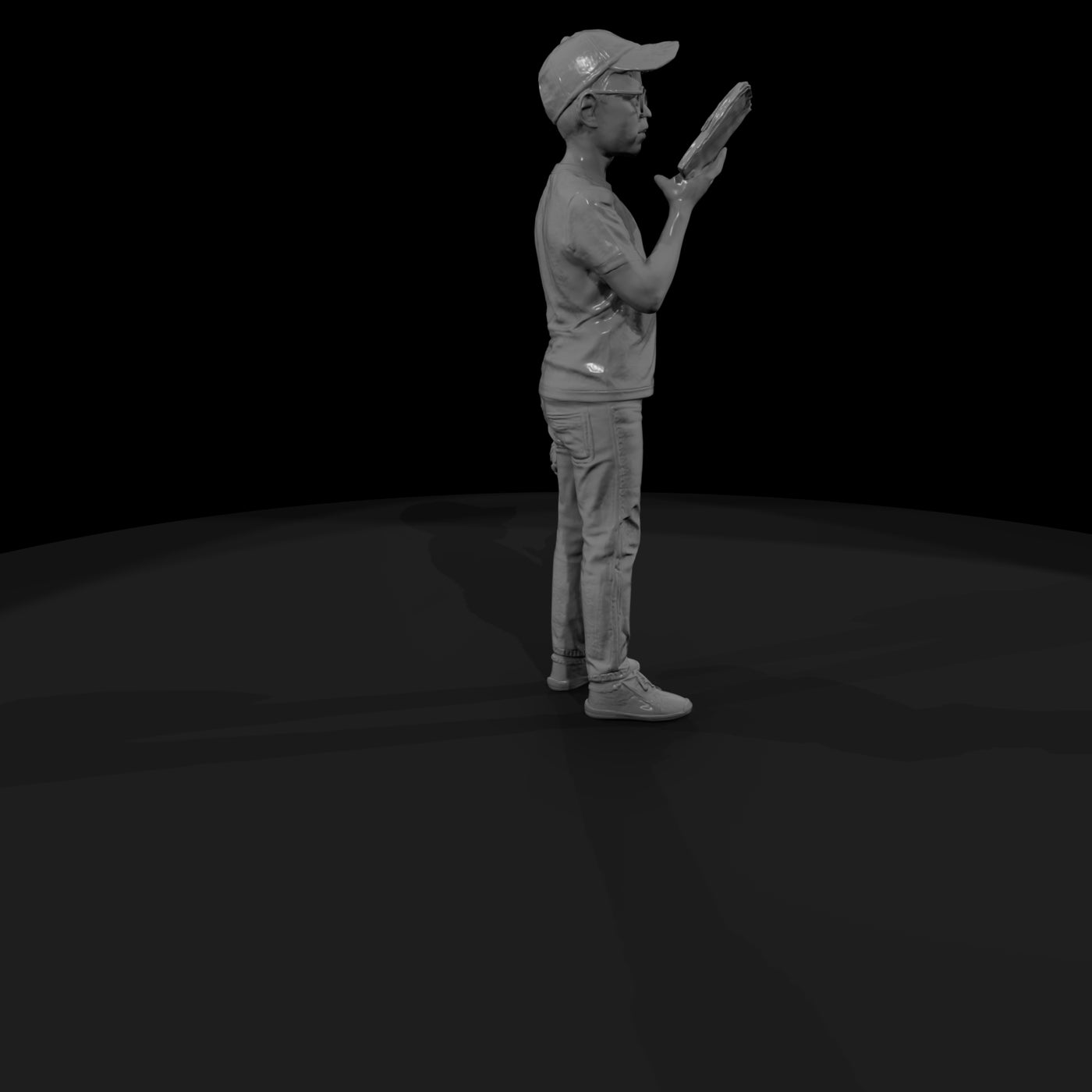 1950s-sandlot-baseball-outfielder-with-book
