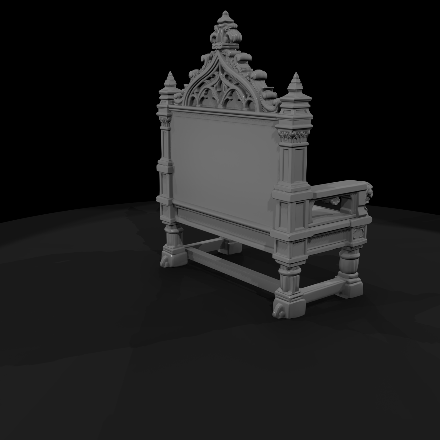 Hitem2 High Back Bench