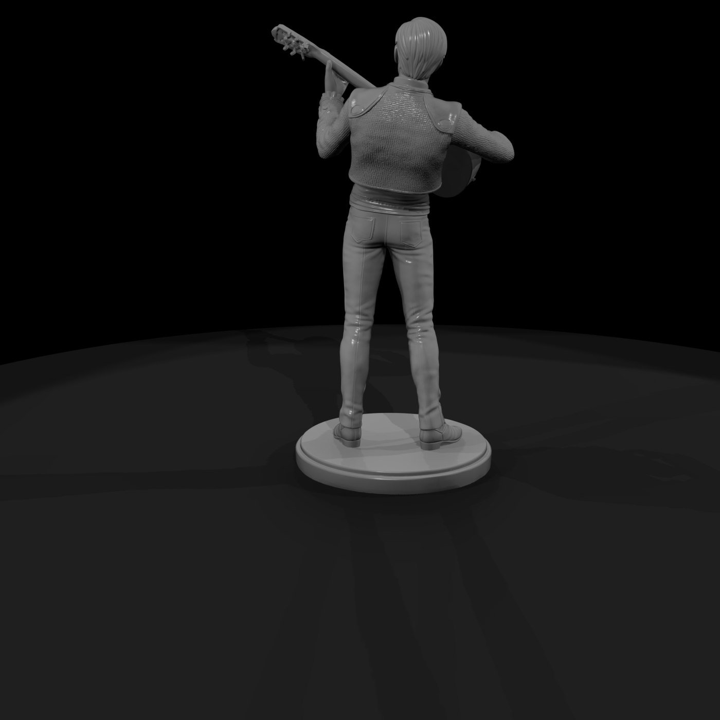Poparc 0195 Flamenco Guitarist Alternate Pose