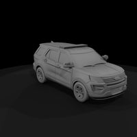 police-suv-ford-style-diorama-vehicle-ho-1-87-compatible-328538 — thumbnail 4