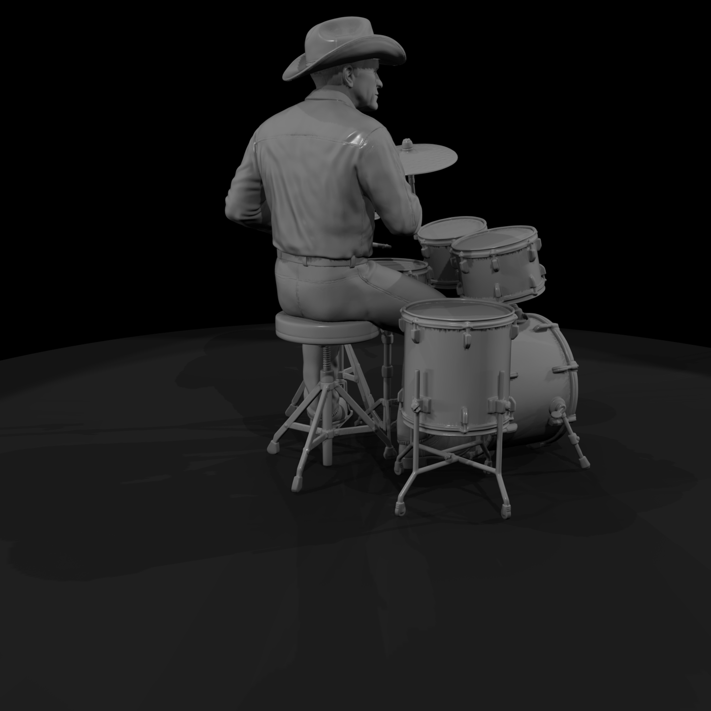 Bnd 009 Country Band Drums