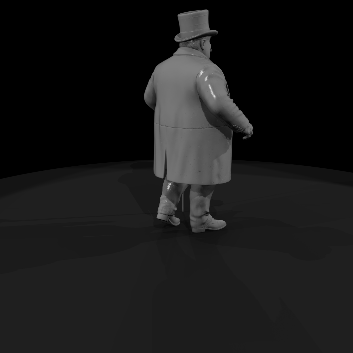 Victorian Gentleman With Cane 3