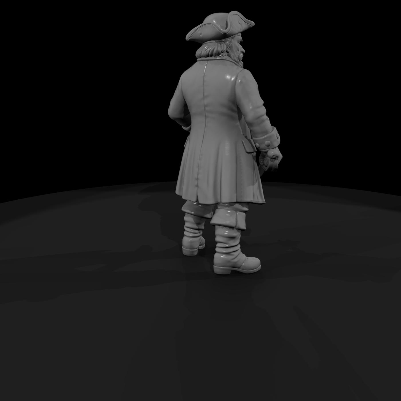 Hist 0237 Pirate Quartermaster Miniature Figure