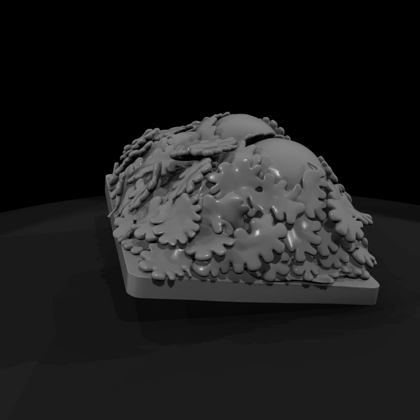 Sculpted Bird Nest With Eggs 3D Asset Aypzu1Dy
