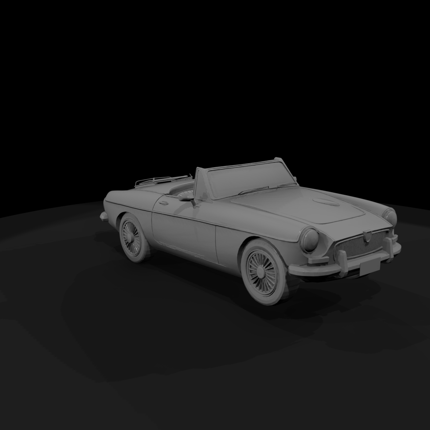 Classic Convertible Sports Car