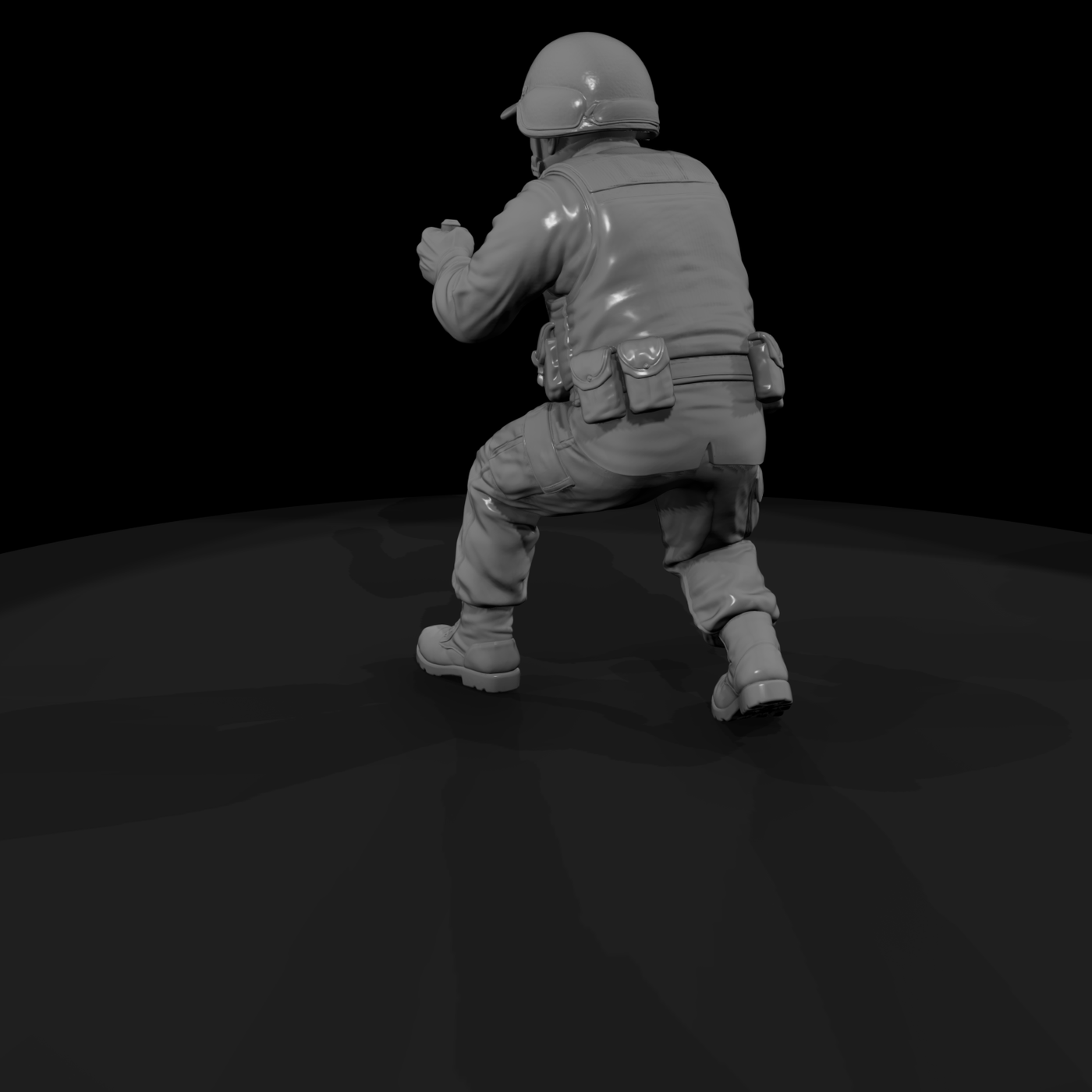 Mod Navy 046 Modern U S Navy Naval Gun Crewman Fig