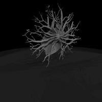 minimalist-tree-root-wall-sculpture-3d-printable-143035 — thumbnail 4