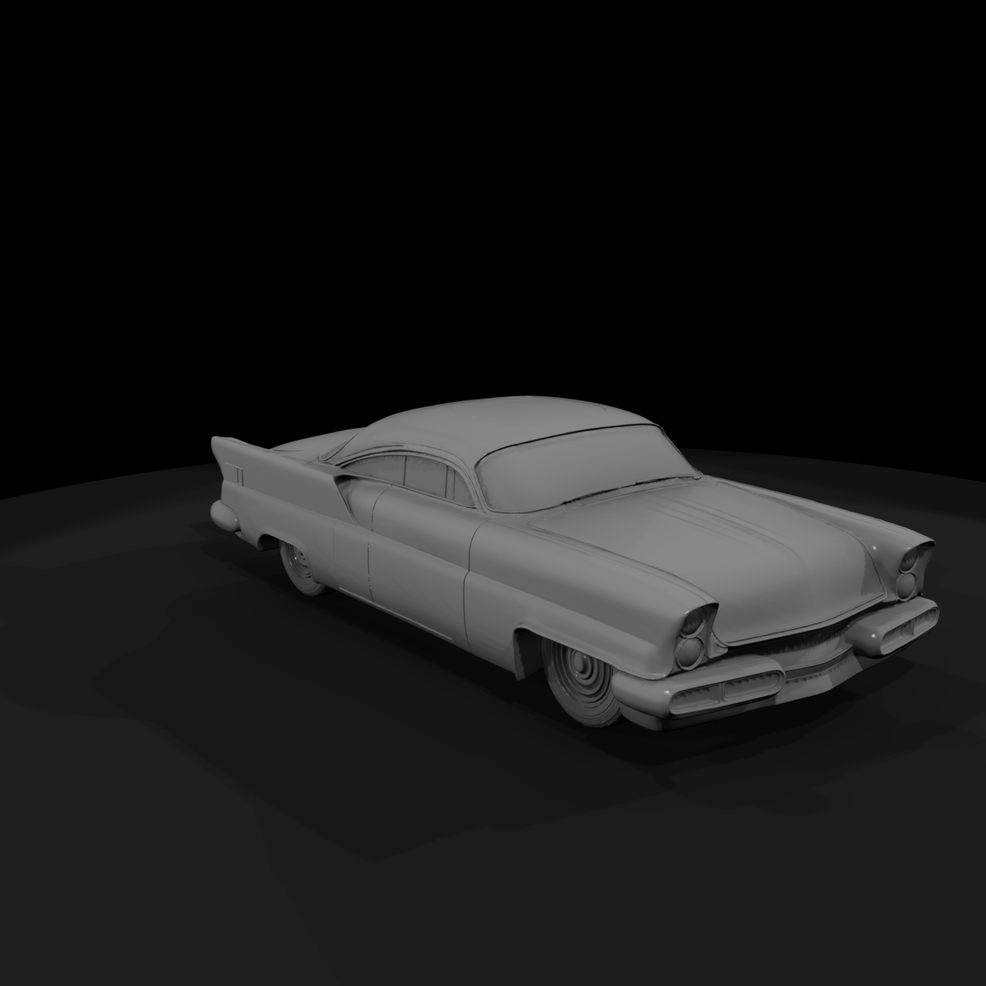 1950s Retro Classic Coupe — Car