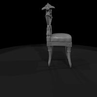 neoclassical-griffin-carved-accent-chair-miniature-218316 — thumbnail 4