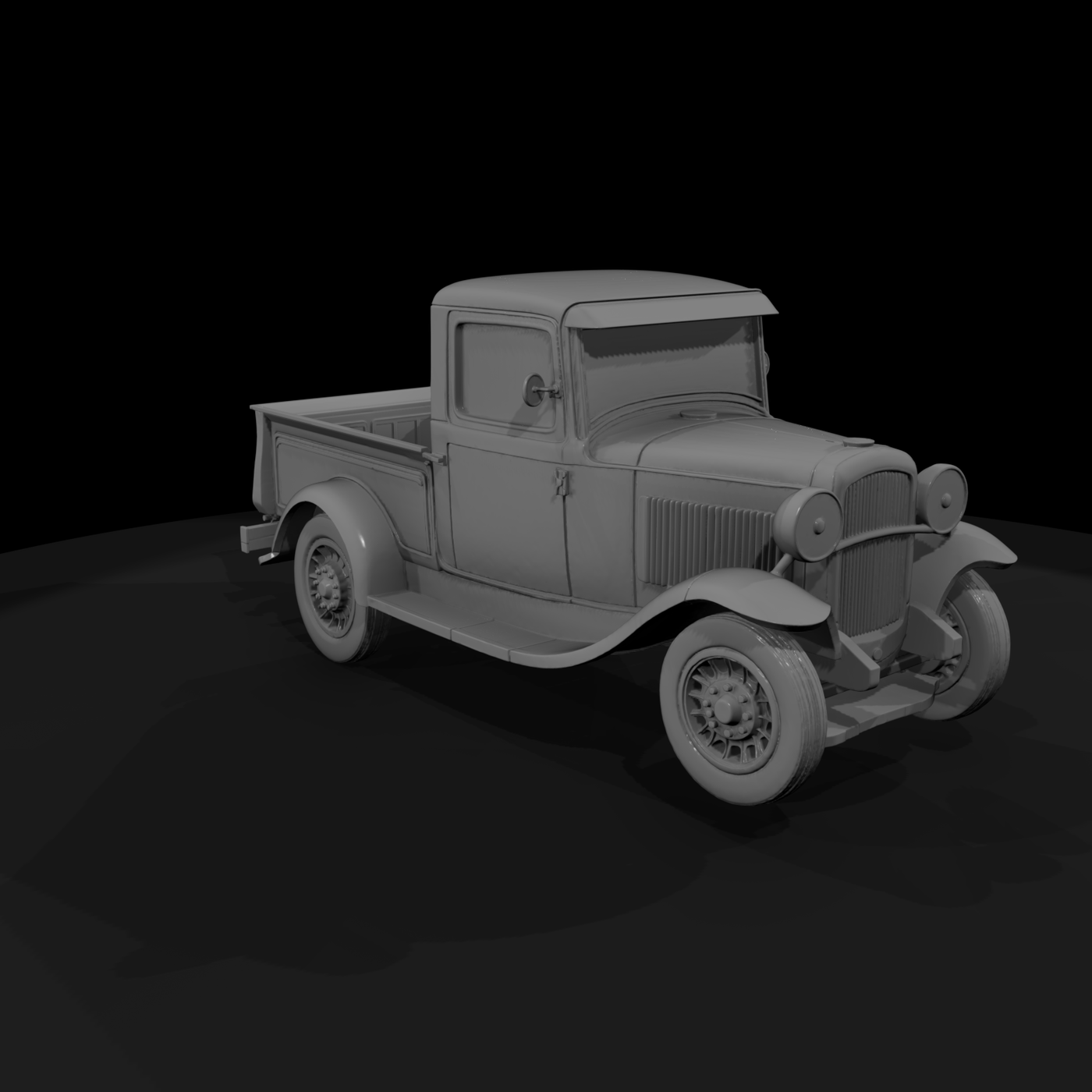 1930s Single-Cab Pickup Truck