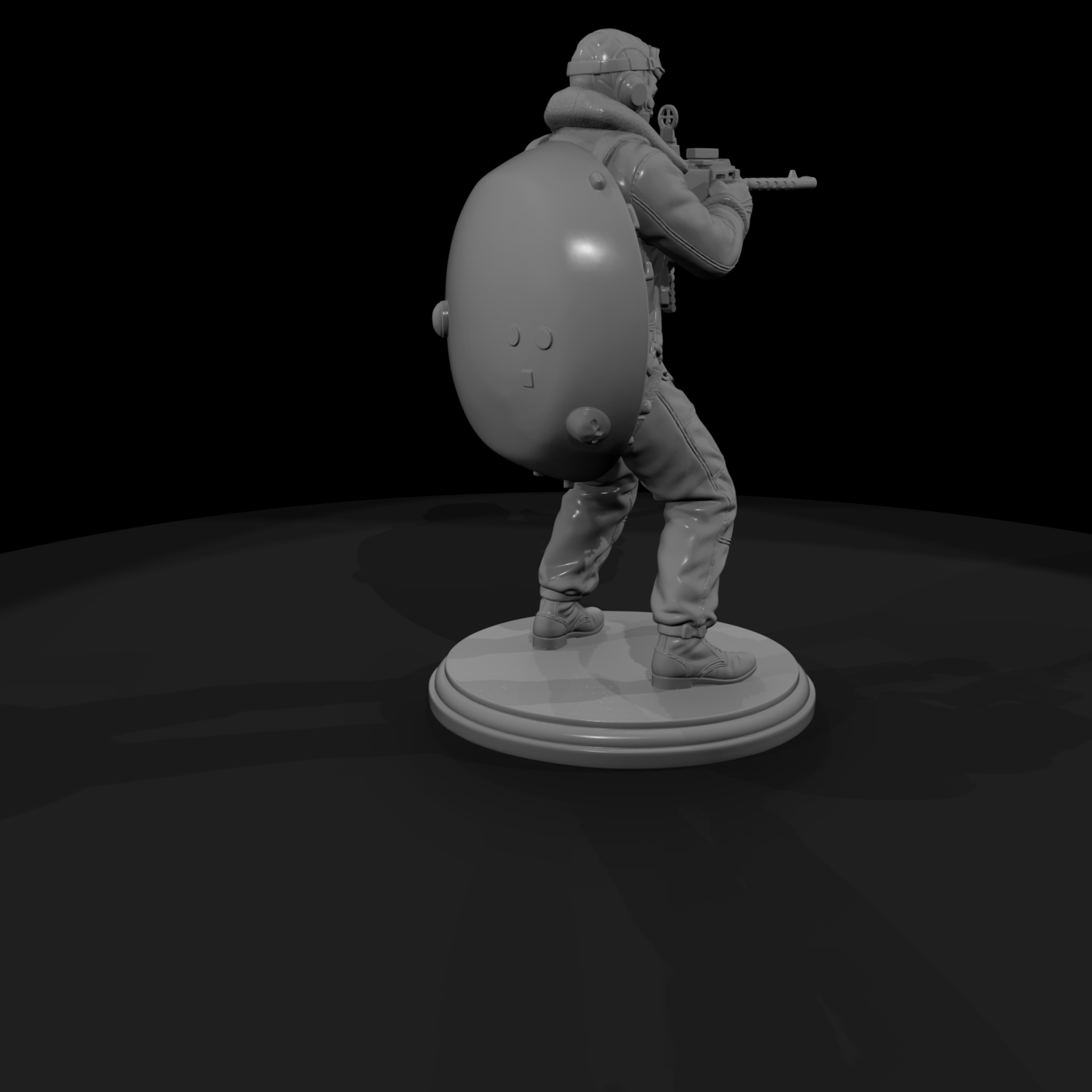 Ww2H 086 United States B 17 Ball Turret Gunner