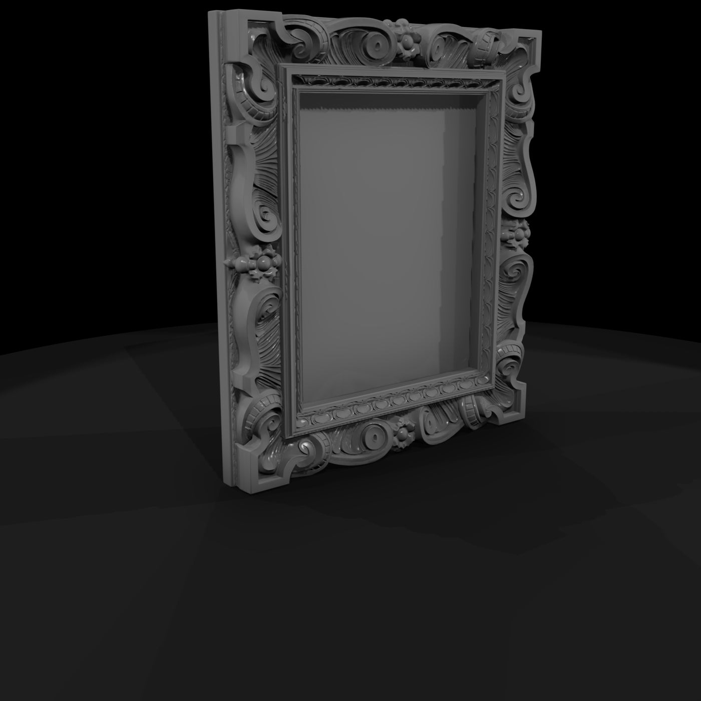 baroque-ornate-miniature-picture-frame-513683