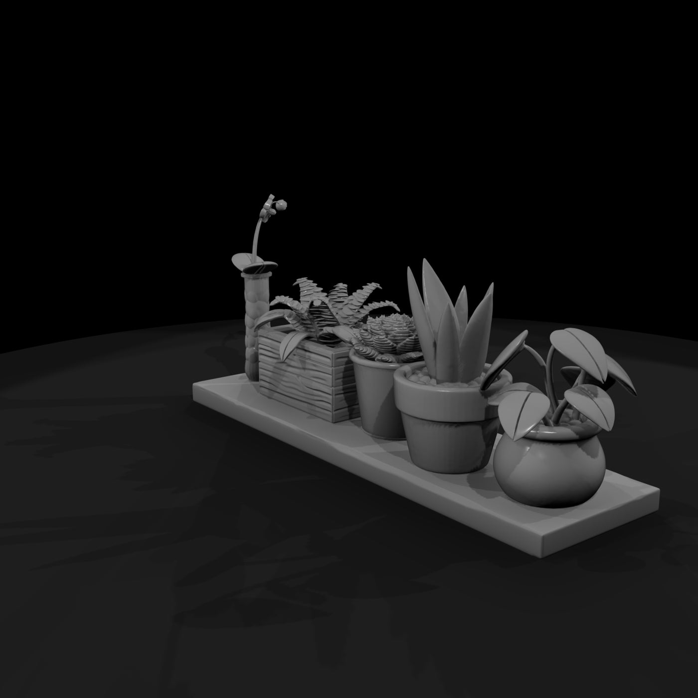 stylized-indoor-potted-plant-shelf-miniature-3d-printable-set-618782