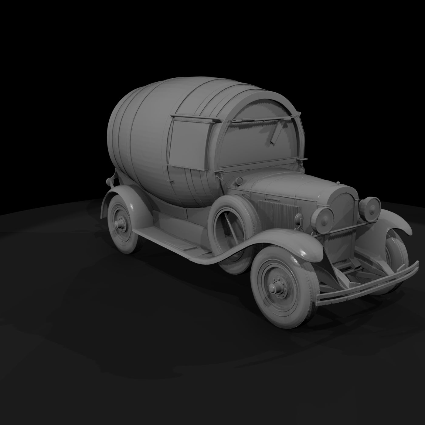 vintage-barrel-delivery-truck