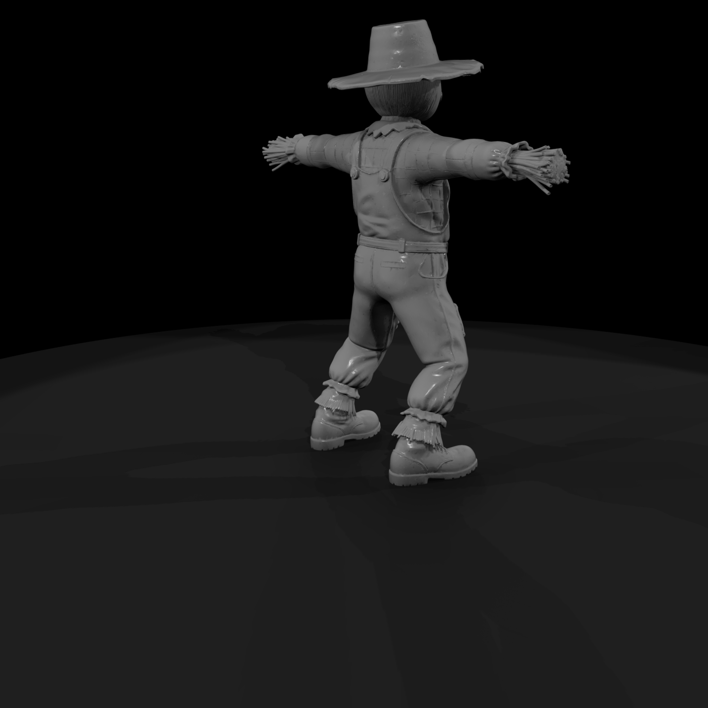 0221 Holiday Scarecrow Straw