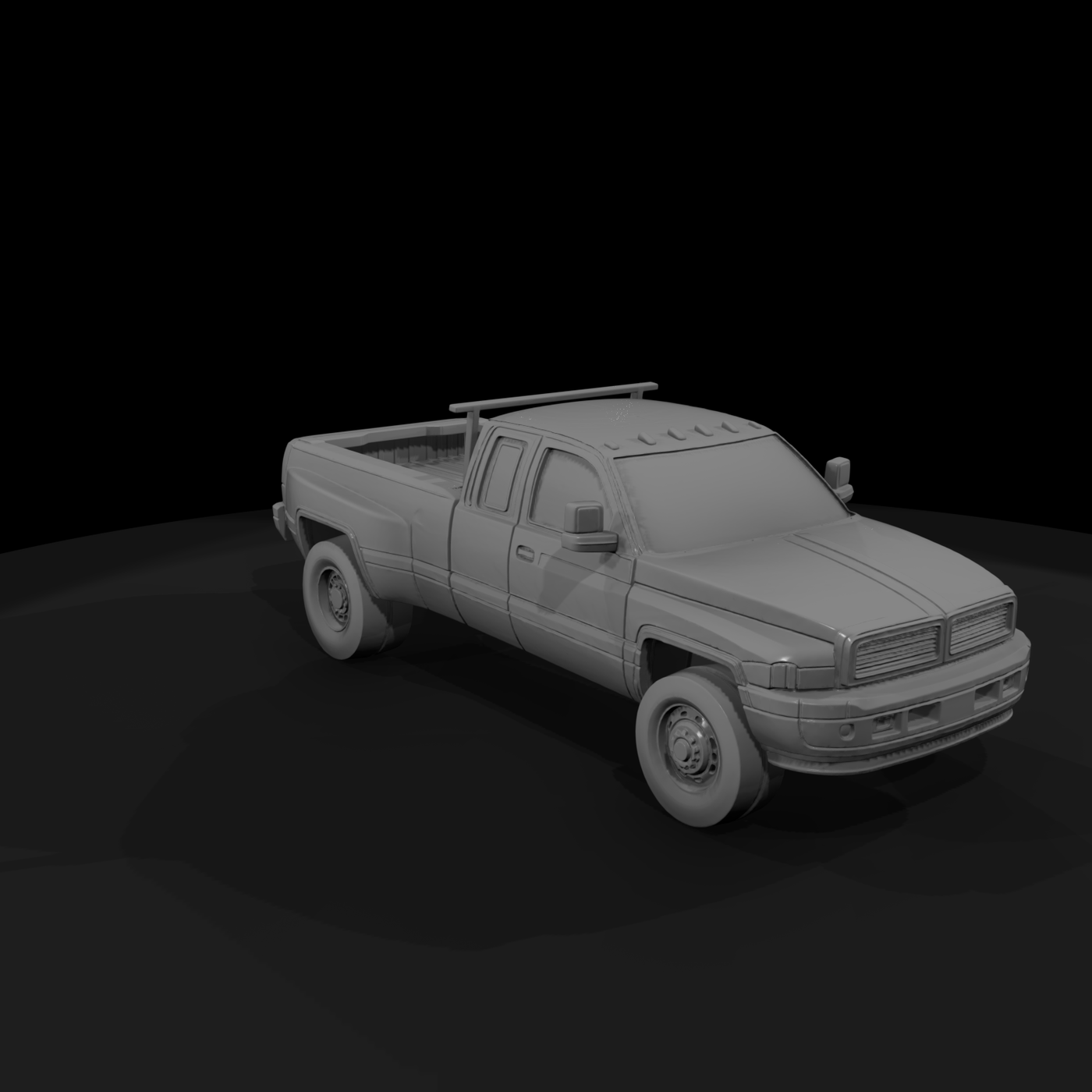 Vintage Dodge Ram Dually Pickup