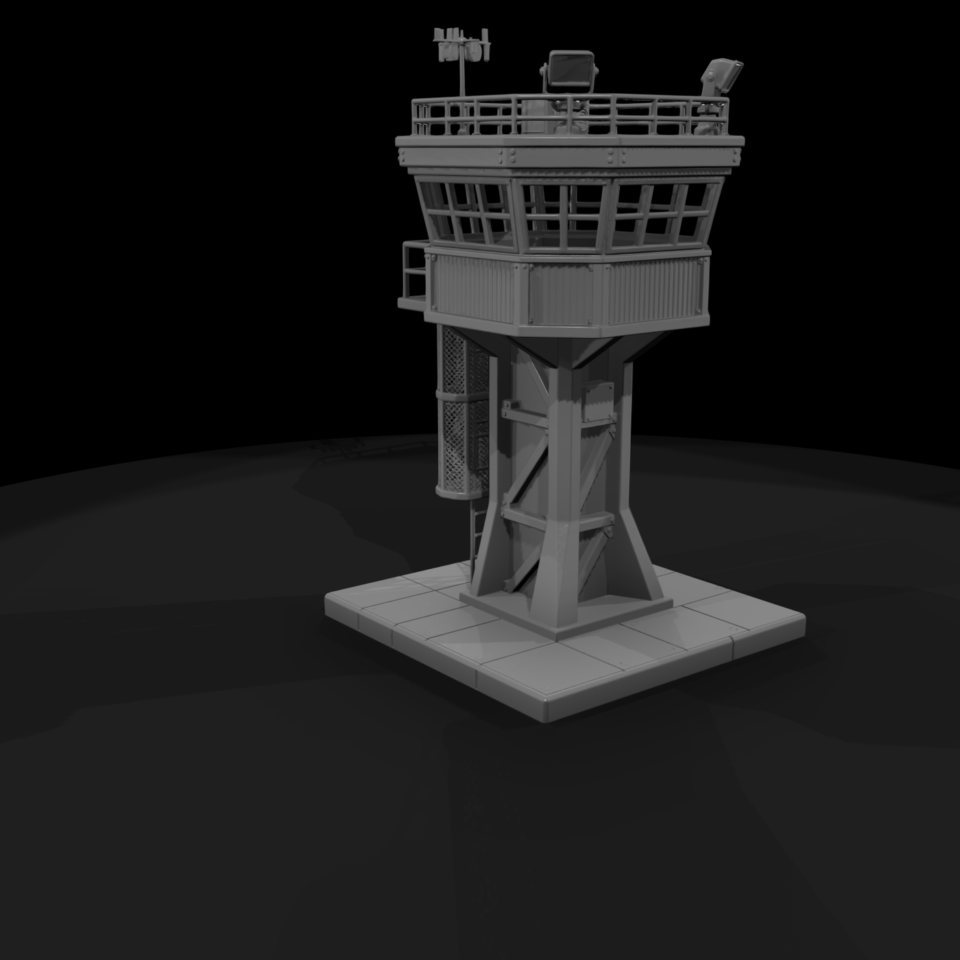 Mil 204 1980S Cold War Perimeter Guard Tower