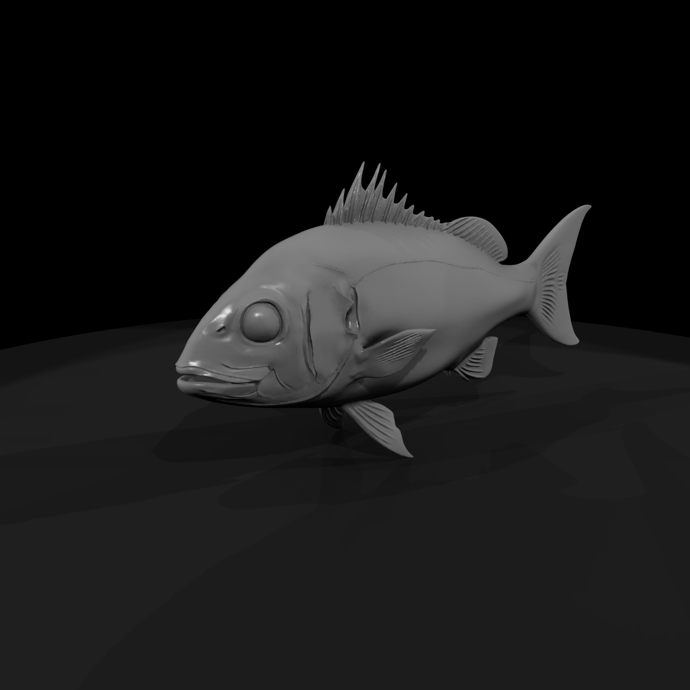 Realistic Snapper Fish