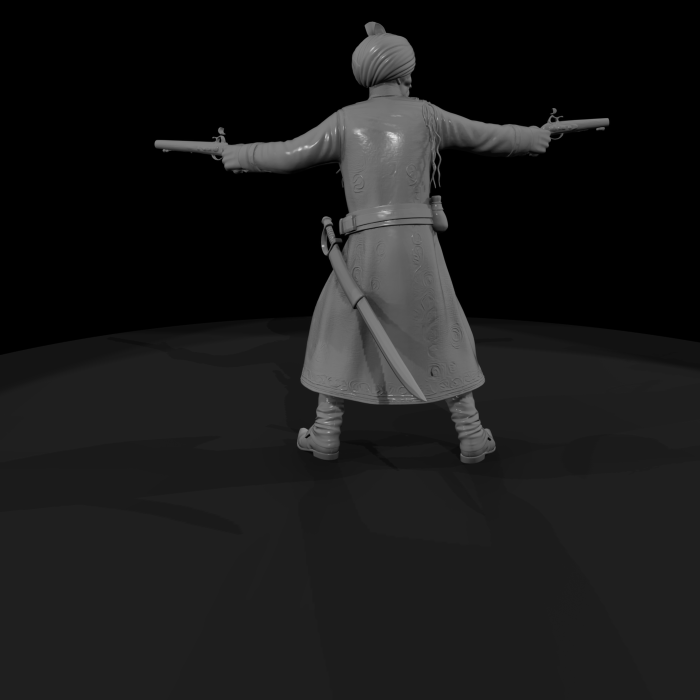 Abdul al‑Khayr — Undead Pirate Marksman