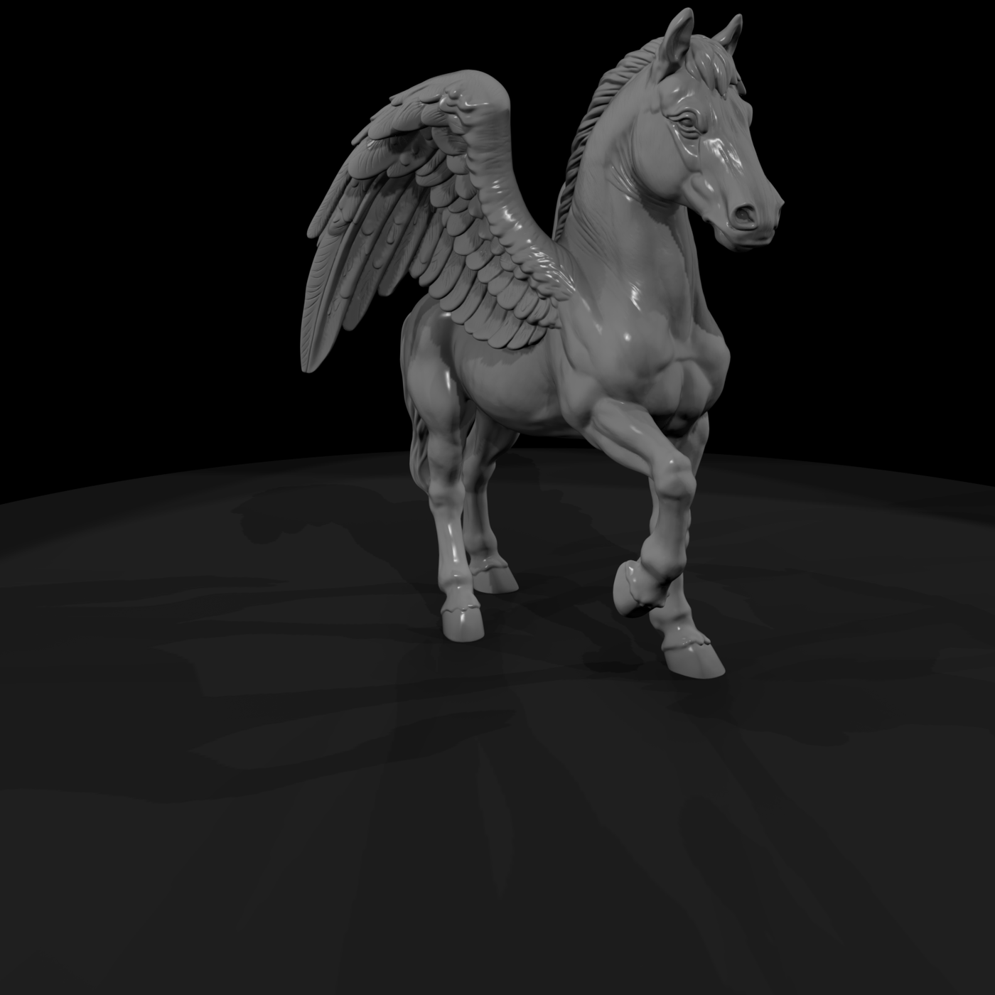 Myth 0291 Mythology Pegasus Miniature Figure