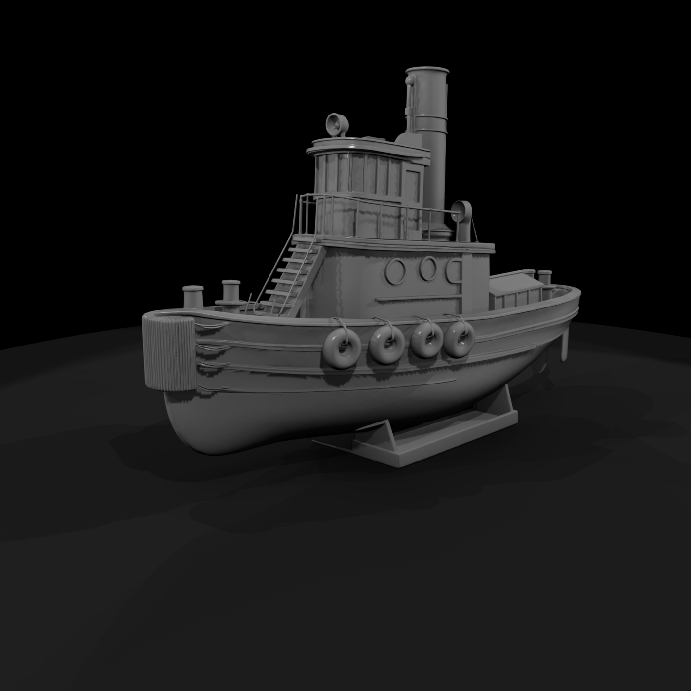 Stylized Jenny Lee Tugboat