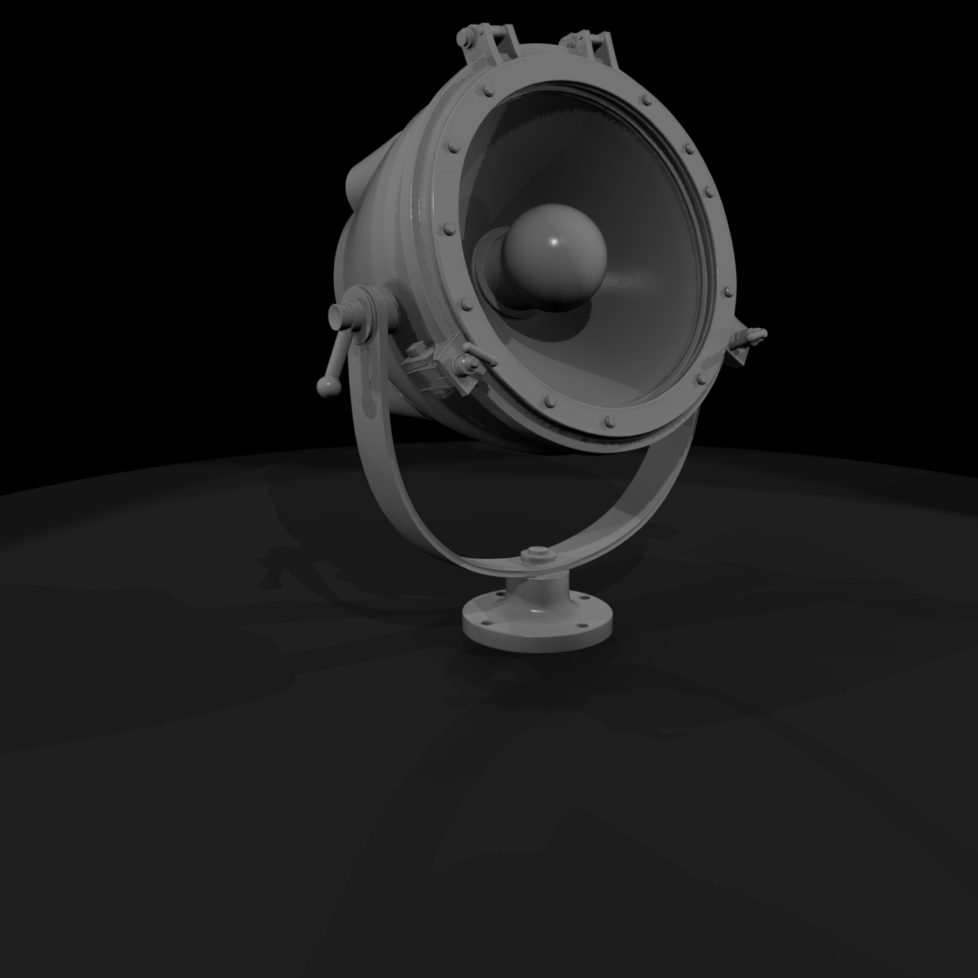 Marine Ship Searchlight — & Model Accessory