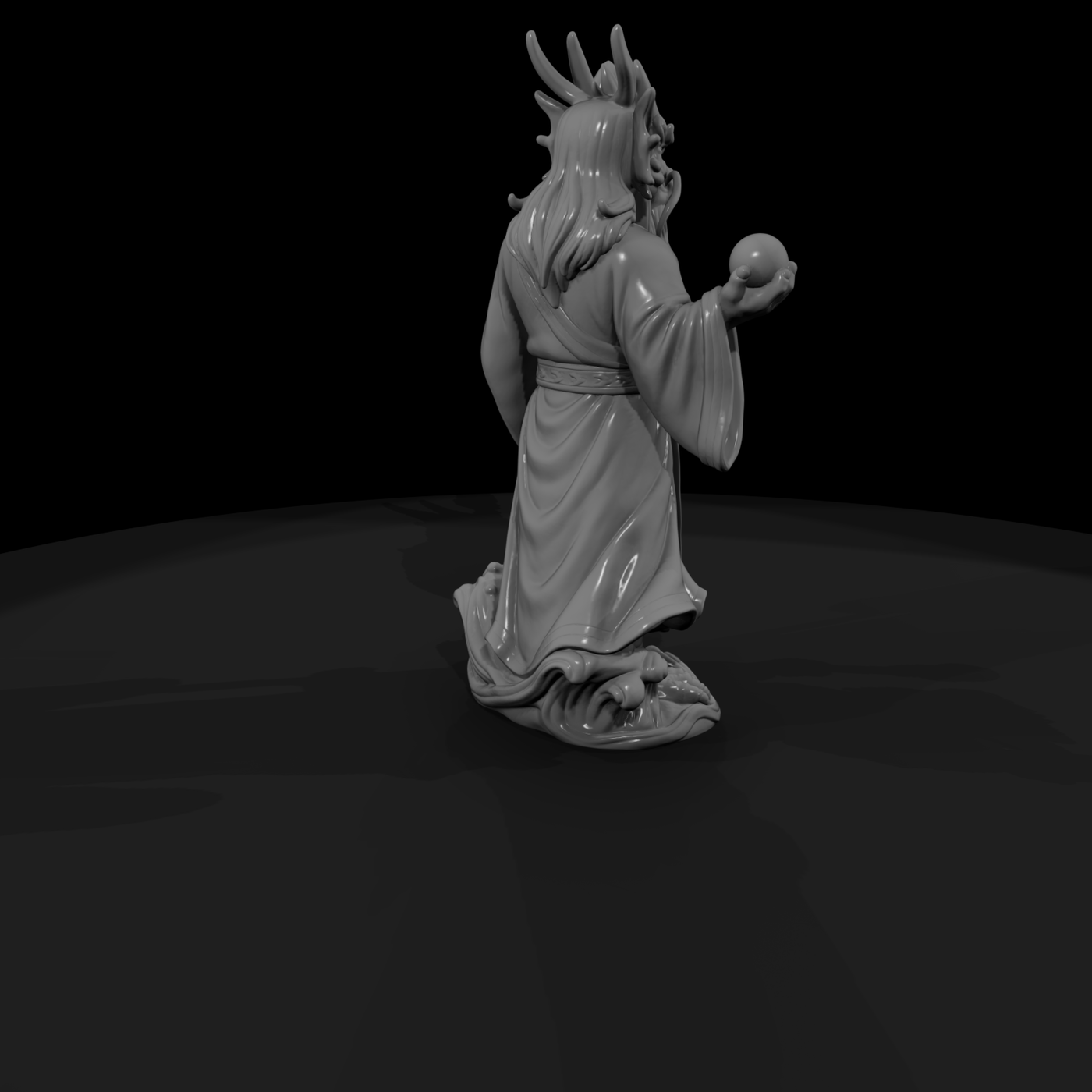 Myth 0446 Mythology Dragon King Miniature Figure