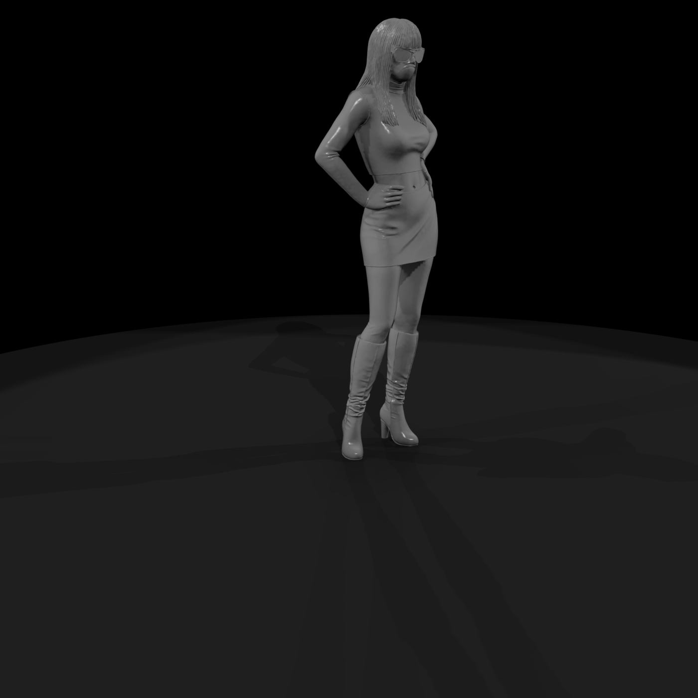Stylized Retro-Modern Female