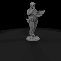 Modern Deputy Taking a Pizza Break — thumbnail 4