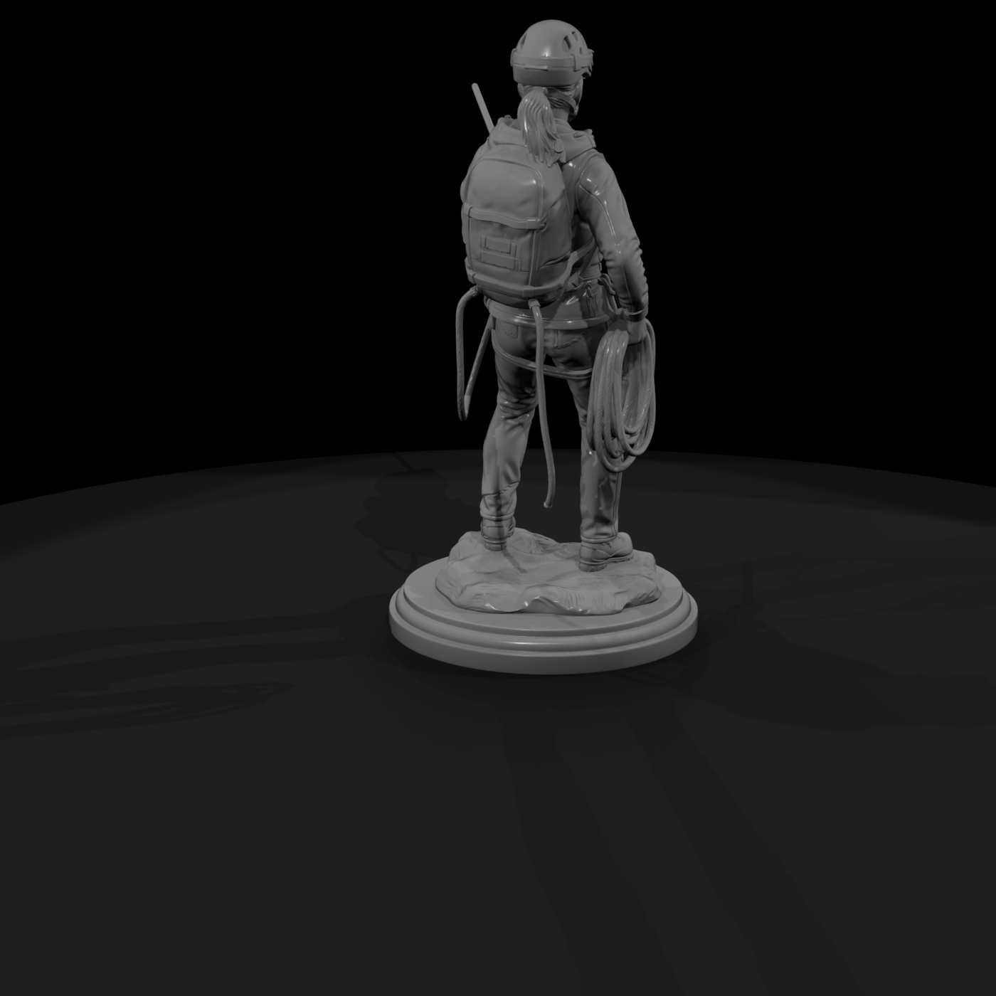 Poparc 0100 Mountain Rescue Climber Alternate Pose