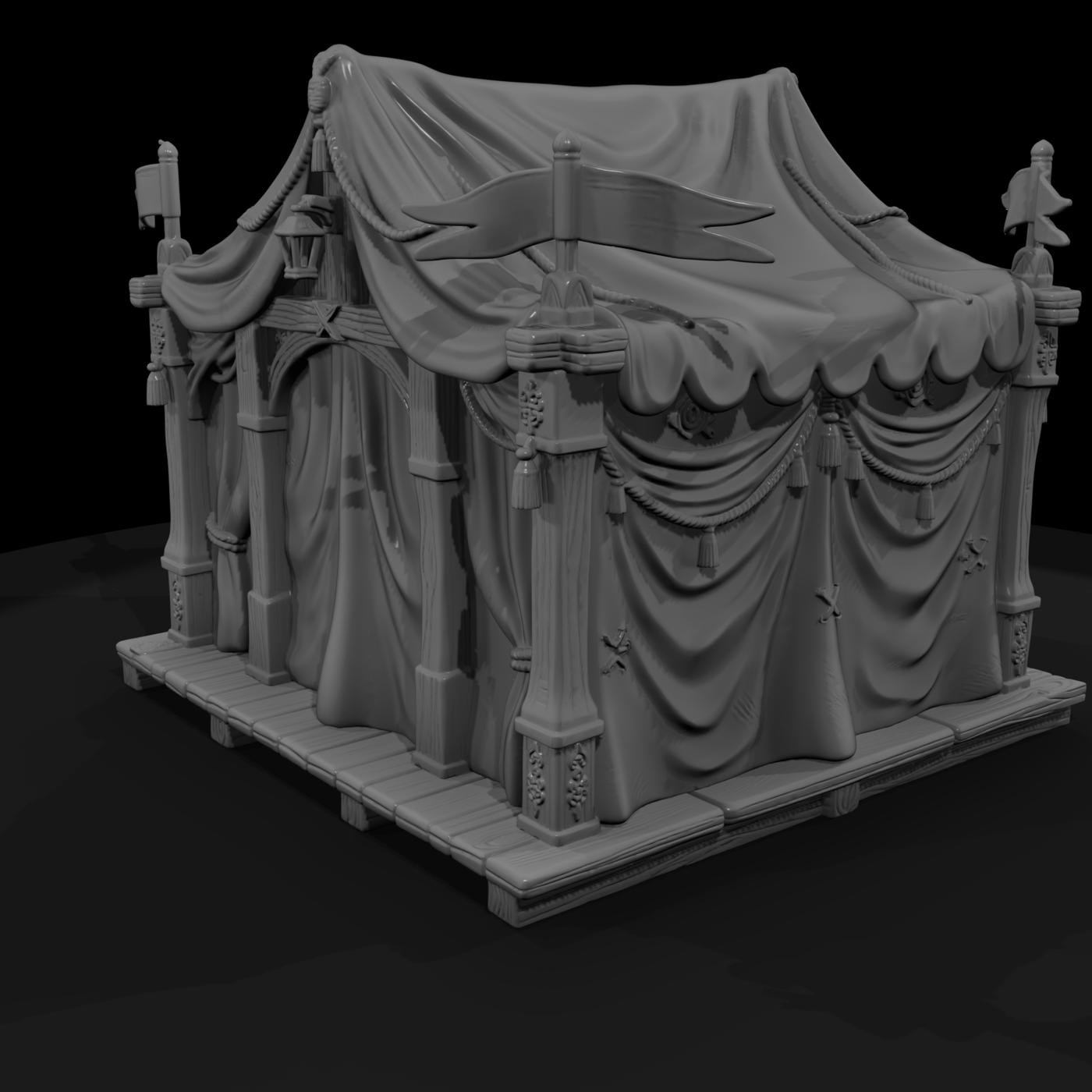 Cir 185 Stall Fortune Teller Tent