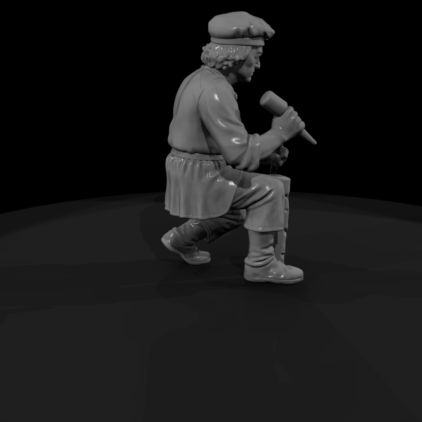 Hist 0120 Historical Donatello Miniature Figure