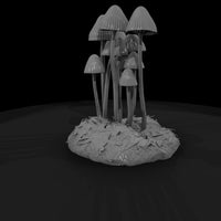 stylized-bonnet-mushroom-cluster-diorama-prop-263645 — thumbnail 4