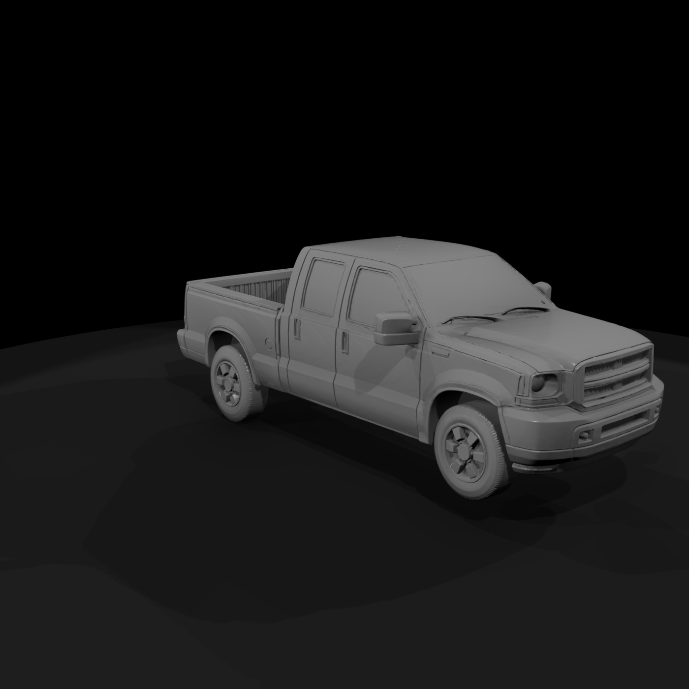 Crew Cab Pickup Truck & Railroading