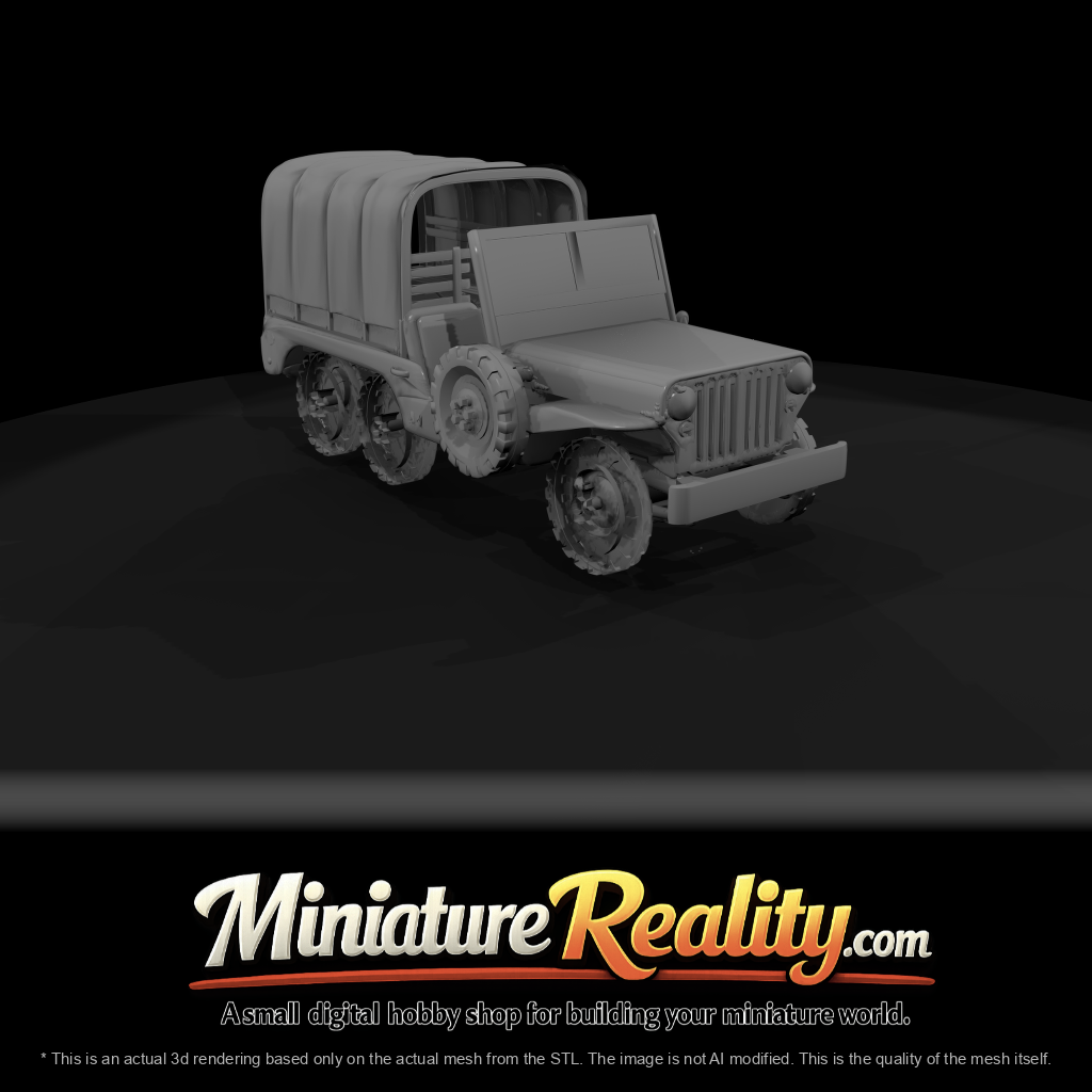 WWII Willys 6x6 Cargo Truck