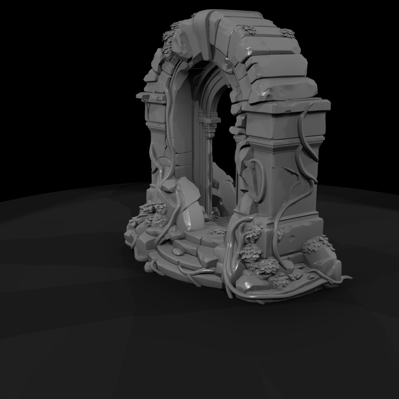 Ruined Stone Portal Archway
