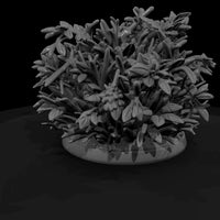 stylized-sculpted-foliage-bush-miniature-3d-model — thumbnail 3