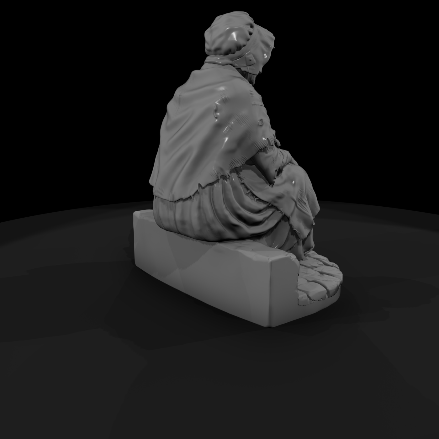 Vag 015 Victorian Old Beggar Woman