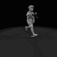 painted-tabletop-miniature-newsboy-young-boy-figure — thumbnail 3