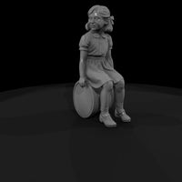passengers-with-luggage-waiting-1950s-girl — thumbnail 5