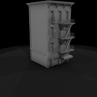 new-york-tenement-building-tileable-diorama-facade-304496 — thumbnail 4