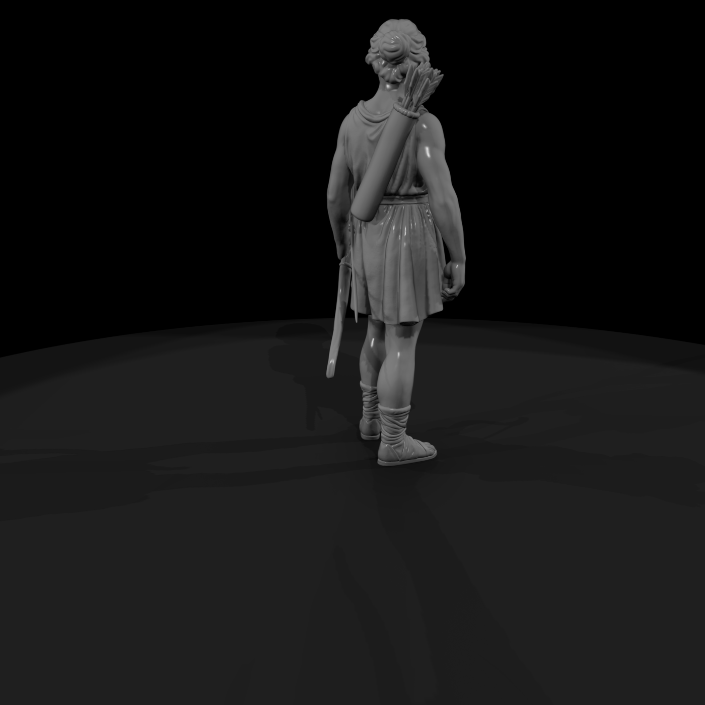 Myth 0255 Mythology Artemis Miniature Figure