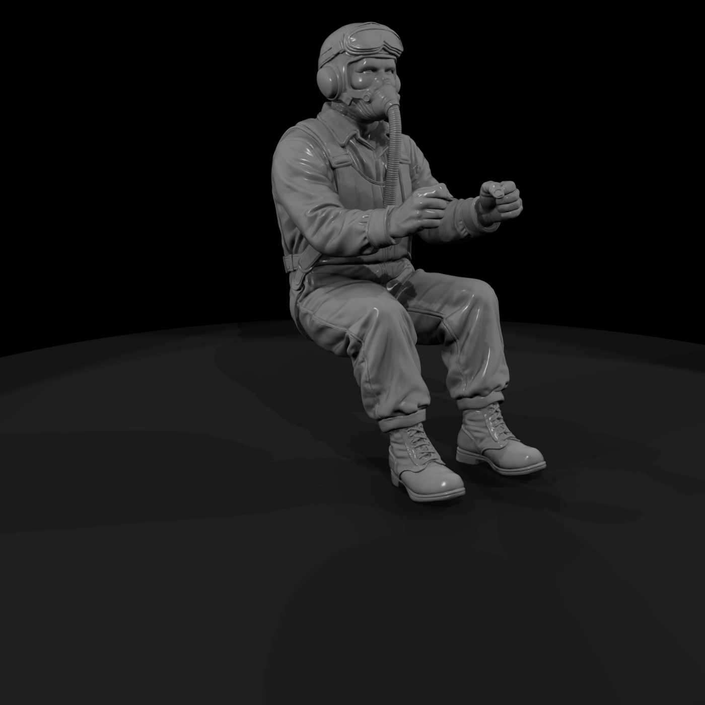 Ww2 Usaaf 015 Wwii U S Army Air Forces Pilot Figur