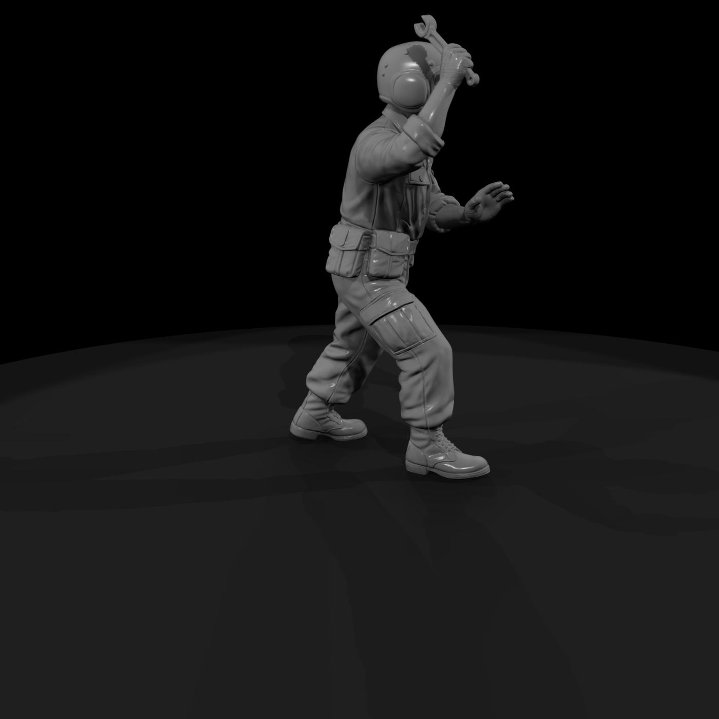 Vn Army 011 Vietnam U S Army Mechanic Figure