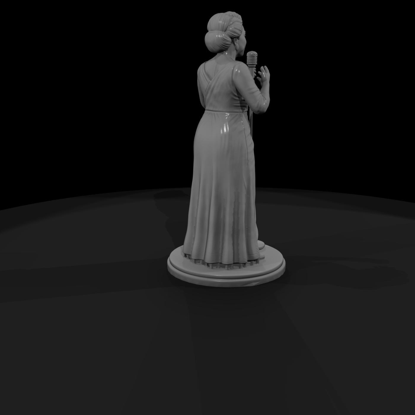 Opera Soprano Mid-Aria