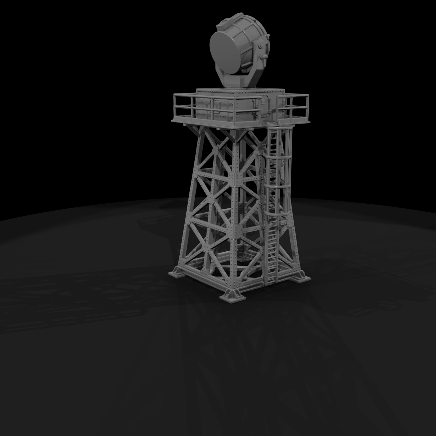 Mil 137 Ww2 England Searchlight Tower