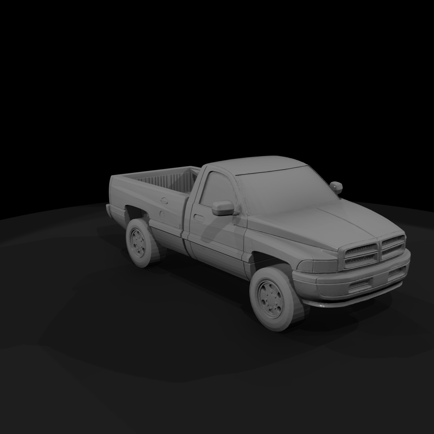 1990s Single-Cab Pickup Truck