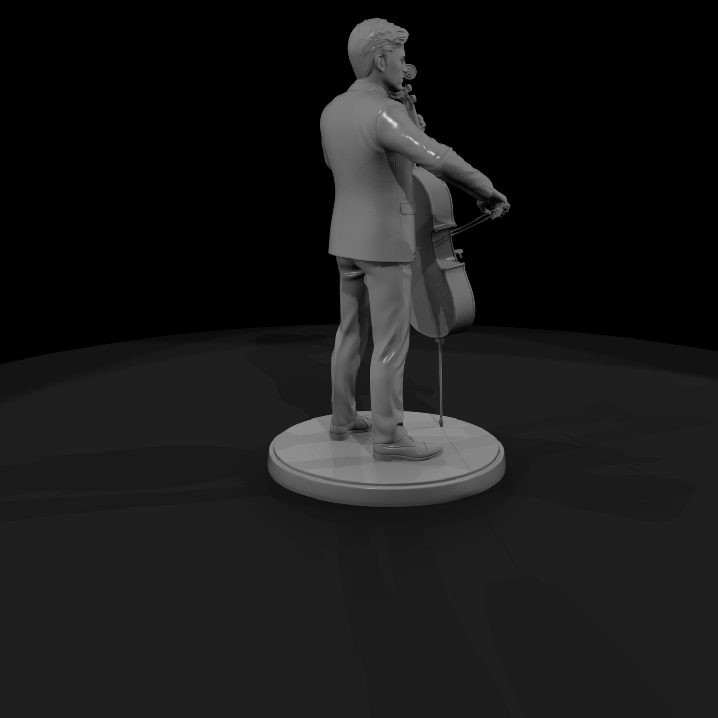 Orchestra Cellist Playing