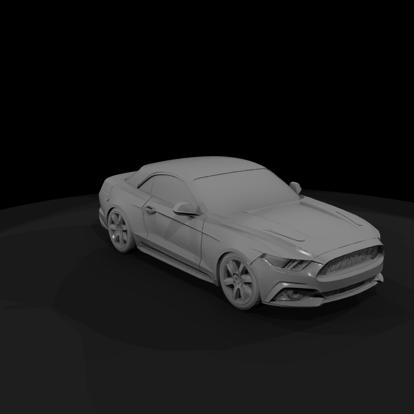 Mustang-Style Convertible Model
